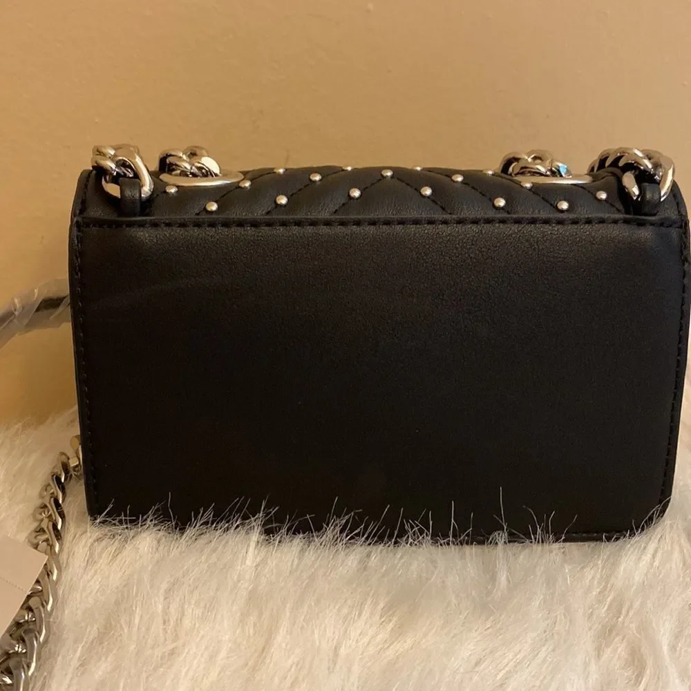 NWT Black Aldo Crossbody Bag w/ Stud Embellishments
